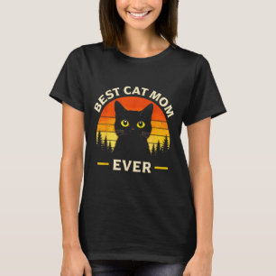 Bästa kattmamma någonsin för barn pojke flicka kvi t shirt