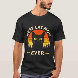 Bästa kattmamma någonsin för barn pojke flicka kvi t shirt