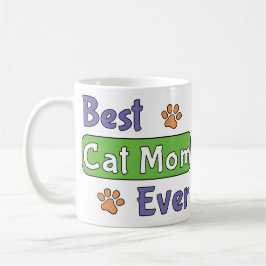 Bästa kattmamma någonsin kaffemugg