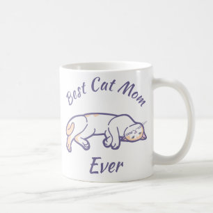 Bästa kattmamma någonsin kaffemugg