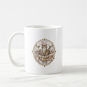 Bästa kattmamma någonsin Kattmamma Pappa Förälder Kaffemugg