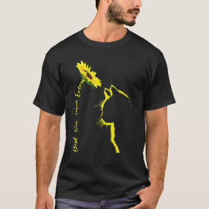 Bästa kattmamma någonsin Kattmamma Solros Mors dag T Shirt