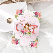Bästa kattmamma någonsin Kattunge Illustration Mor