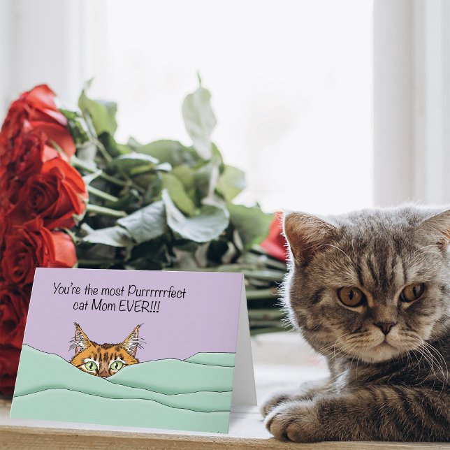 Bästa kattmamma någonsin! kort (Skapare uppladdad)