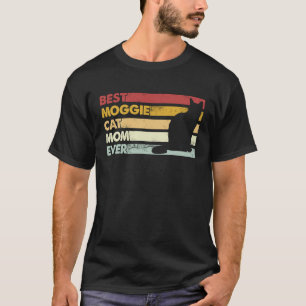 Bästa kattmamma någonsin Mor Moggie Cat T Shirt