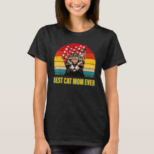 Bästa kattmamma någonsin Mors dag för kattfamilj M T Shirt