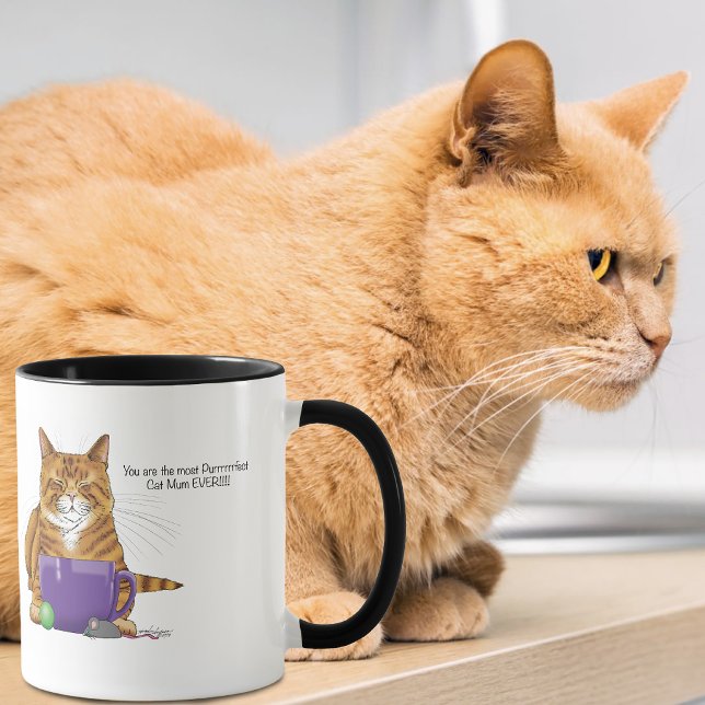 Bästa kattmamma någonsin! mugg (Skapare uppladdad)