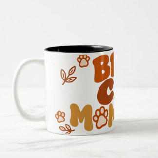 Bästa kattmamma någonsin-mugg – Söt retropresent t Två-Tonad Mugg