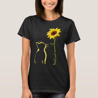 Bästa kattmamma någonsin Sunflower Mors dag för ka T Shirt