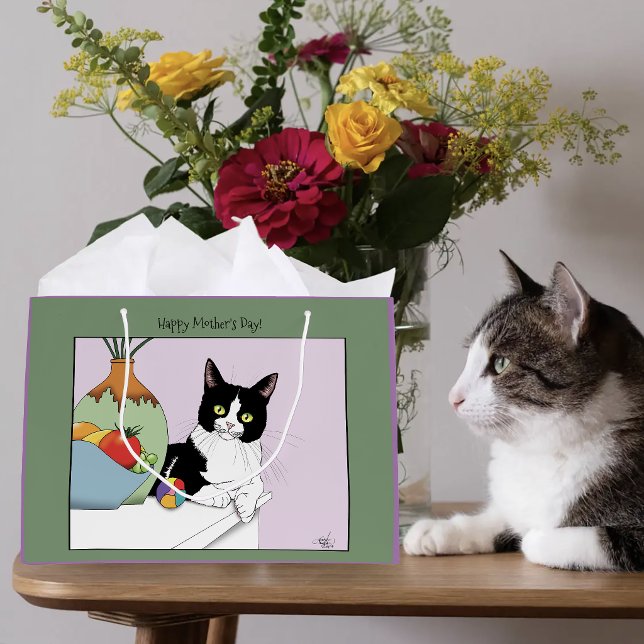 Bästa kattmamma Söt smokingkatt Mors dag (Skapare uppladdad)