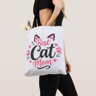 Bästa kattmamma tygkasse