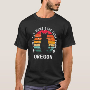 Bästa kattmammor kommer någonsin från Oregon kattm T Shirt