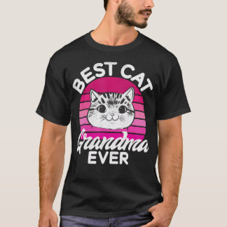 Bästa kattmormor någonsin Katt mormor T Shirt