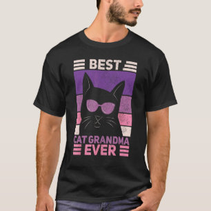 Bästa kattmormor någonsin Kvinnor kattälskare roli T Shirt