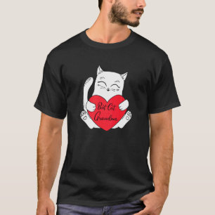 Bästa kattmormor söta katter katt katt 1 t shirt