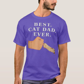 Bästa kattpappa, fader och Kattunge Tass, första k T Shirt