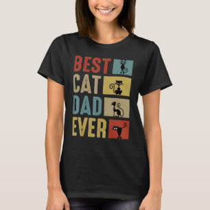 Bästa kattpappa någonsin Aktiv kostym Fars dag Pap T Shirt
