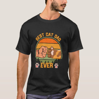 Bästa kattpappa någonsin Fars dag Kattälskare Katt T Shirt