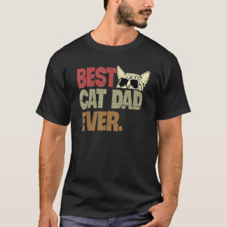 Bästa kattpappa någonsin Fars dag Kattpappa 1 T Shirt