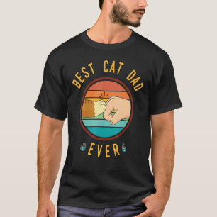 Bästa kattpappa någonsin Ginger katt knytnäve Fa T Shirt