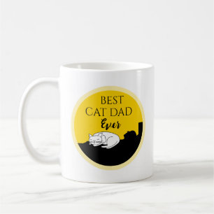 Bästa kattpappa någonsin  kaffemugg