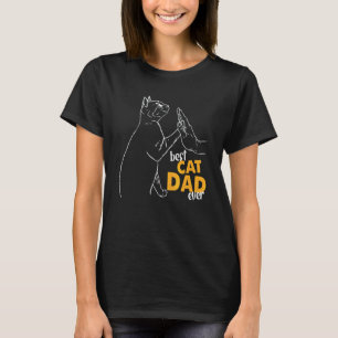 Bästa kattpappa någonsin Katt Fars dag 4 T Shirt