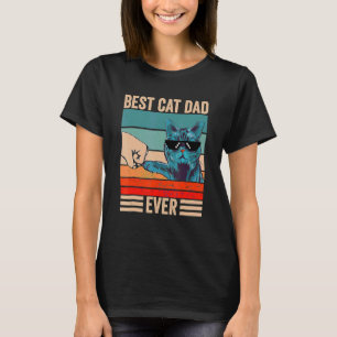 Bästa kattpappa någonsin Kattpappa fars dag 4 T Shirt