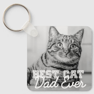 Bästa kattpappa någonsin Modern personlig husdjurf Nyckelring