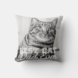 Bästa kattpappa någonsin Modern personlig husdjurs Kudde