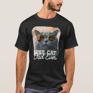 Bästa kattpappa någonsin Modern personlig husdjurs T Shirt