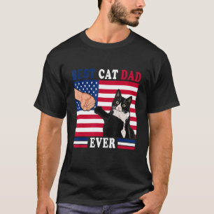 Bästa kattpappa någonsin pappa fars dag fader cita t shirt