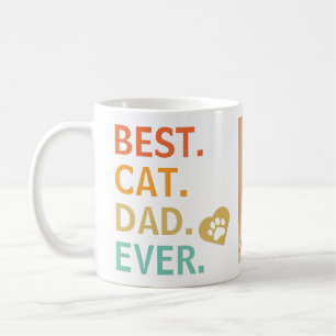 Bästa kattpappa någonsin Personlig foto kaffemugg