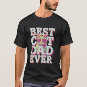 Bästa kattpappa någonsin rolig katt meme t shirt