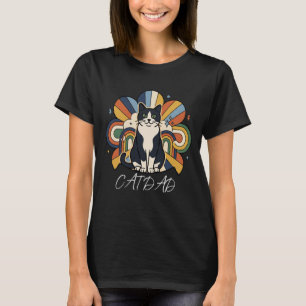 Bästa kattpappa någonsin Rolig retro kattälskare h T Shirt