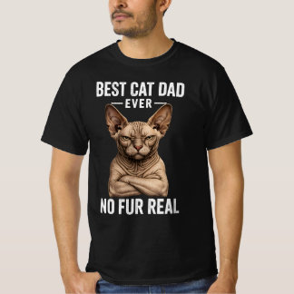 Bästa kattpappa någonsin Sphynx katttröja T Shirt