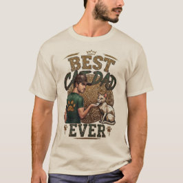 Bästa kattpappa någonsin T-shirt