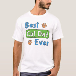 Bästa kattpappa någonsin t shirt