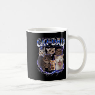 Bästa Kattpappa Rolig Bootleg för Män Pappa Kvinno Kaffemugg