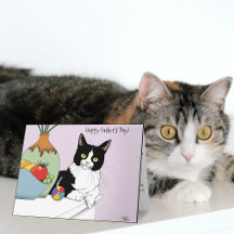 Bästa kattpappa Söt smokingkatt Fars dag
