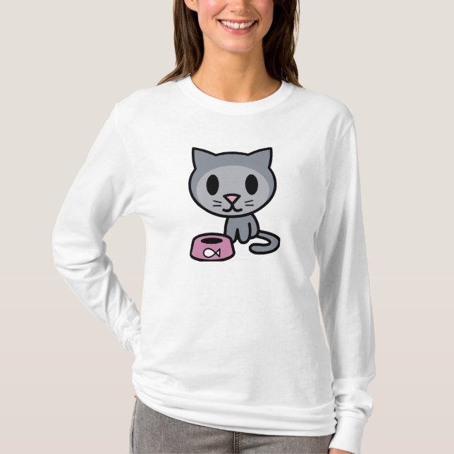 Bästa kattungePajama Tee Shirt (Framsida)