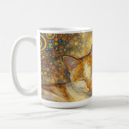 Bästa kattvänner Klimt-inspirerad Kaffemugg