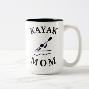 Bästa "KAYAK MAMMA" någonsin! Mors dag Två-Tonad Mugg