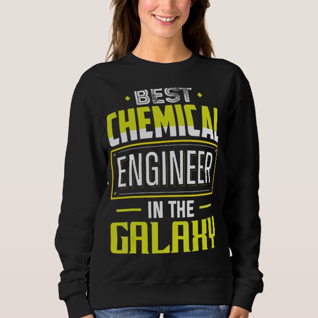 Bästa kemiska Ingenjör i Galaxy Engineering A T Shirt (Framsida)