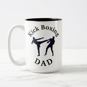 Bästa "Kick Boxing PAPPA" någonsin! Fars dag Två-Tonad Mugg