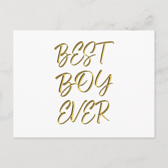 Bästa killen någonsin vykort (Framsida)