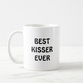 Bästa KISSER någonsin kaffe mugg