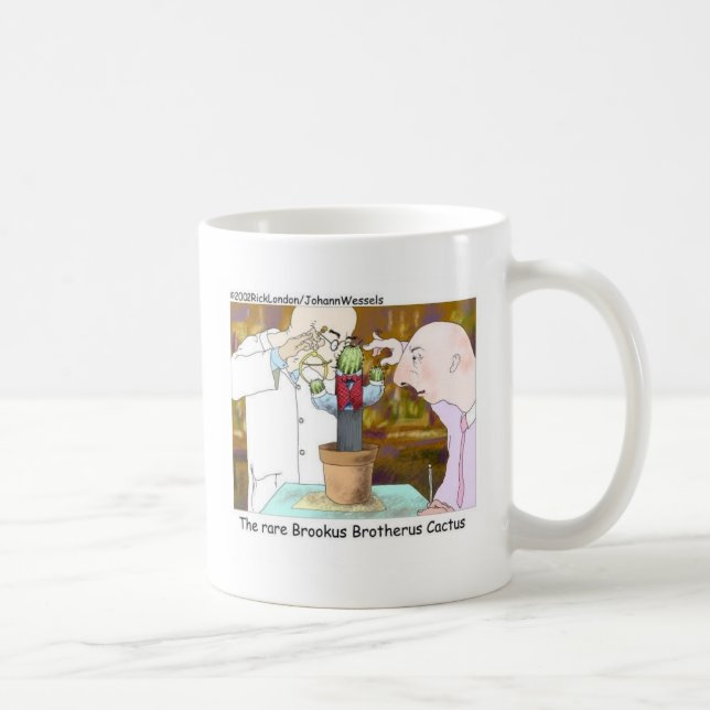 Bästa klädda kaktus roliga presenter och samlarobj kaffemugg (Höger)