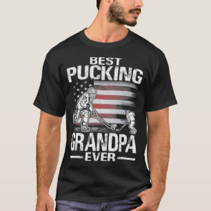 Bästa knackande morfar nånsin Hockey Fars dag T Shirt
