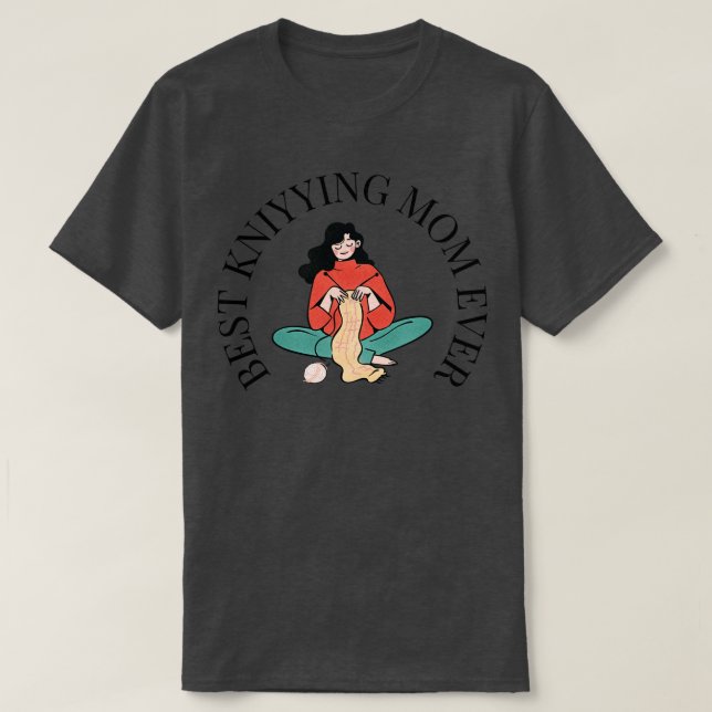 BÄSTA KNITTERING AV MAMMA ÖVER 166 T SHIRT (Design framsida)