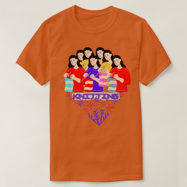 Bästa Knitting Mamma någonsin72 T Shirt (Design framsida)
